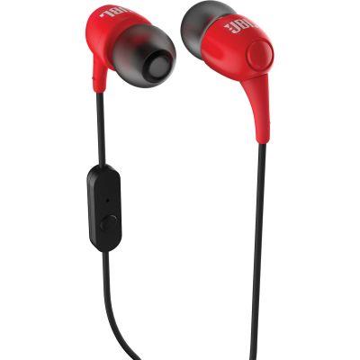 JBL JBL T100A auricolari in-ear con cavo e microfono rosso